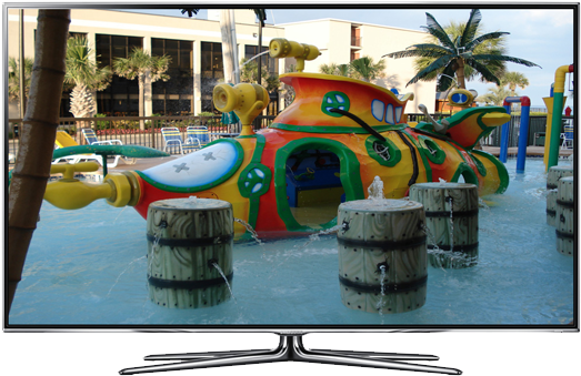 With - Samsung Ue55d8000 (621x400), Png Download