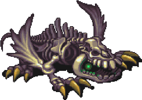 Protodragon - Breath Of Fire 3 Gif (500x346), Png Download