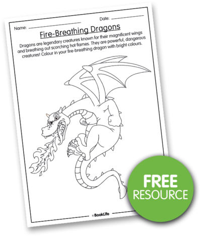 Colouring In Fire-breathing Dragon - Fire Breathing (480x480), Png Download
