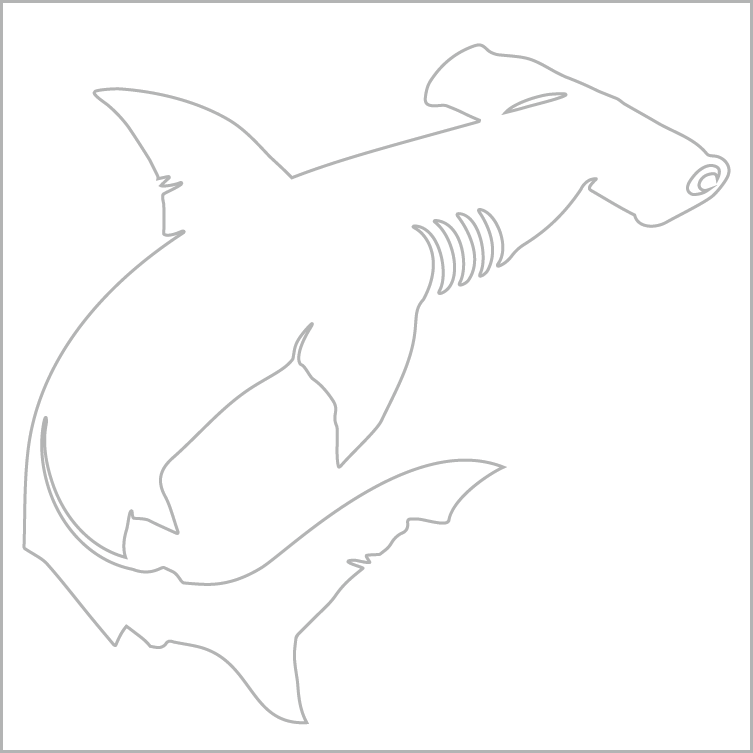 Hammerhead Shark Logo Png (753x753), Png Download