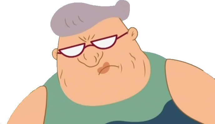 Old Lady Munson Close Up - Lady Manson (687x397), Png Download