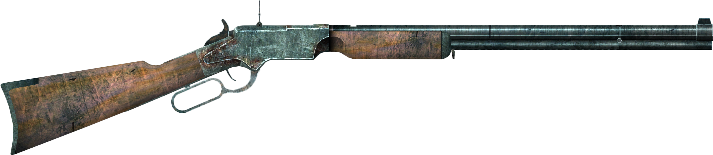 Fingers Crossed, Garry - Fallout 3 Lever Action Rifle (2950x800), Png Download