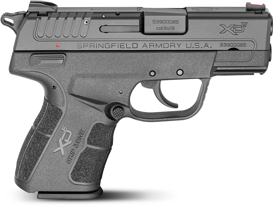 Springfield Xd With Hammer (1200x782), Png Download