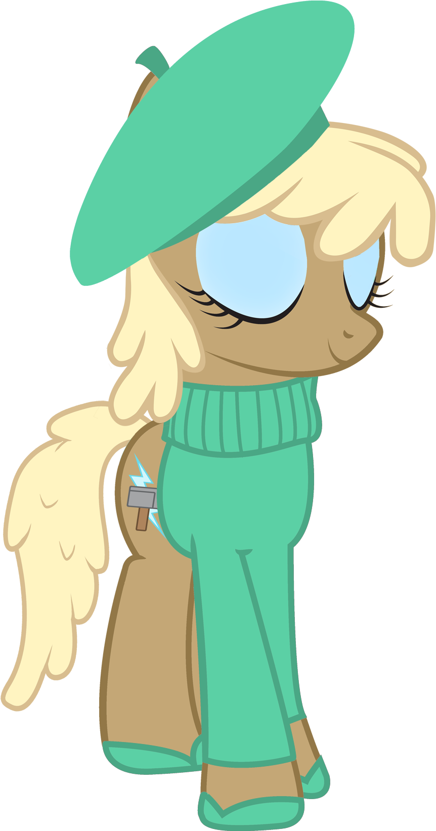 Cool77778, Beatnik Rarity, Beret, Clothes, Hat, Mjölna, - French Horse (1000x1641), Png Download