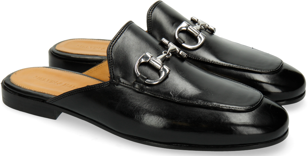 Black Trim Ls - Mules Shoes Png (1024x1024), Png Download