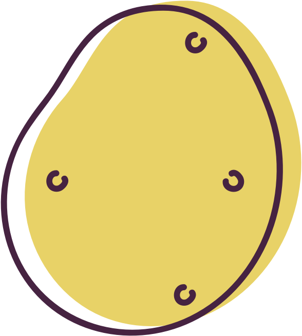 Potato Potato - Potato (588x654), Png Download