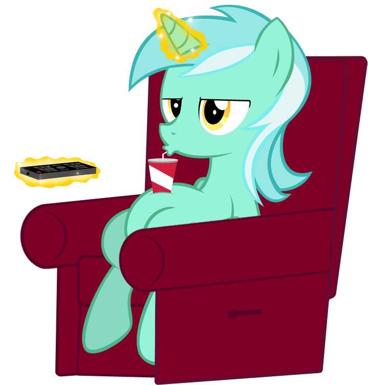 Flare-chaser, Bored, Couch Potato, Lyra Heartstrings, - Lyra Sitting (864x872), Png Download