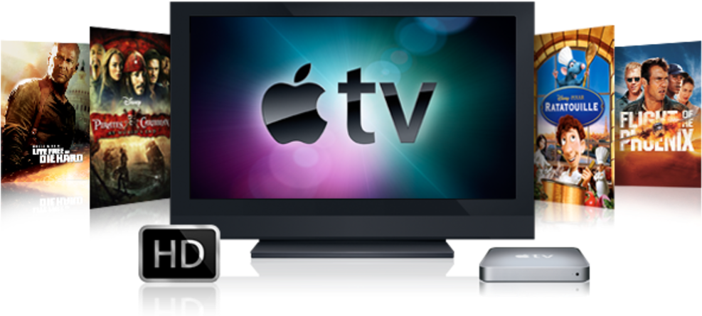 Apple Tv (1000x513), Png Download
