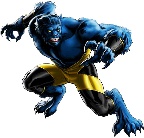 X Men Comic Beast (499x471), Png Download