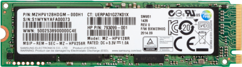 Hp 1tb Ssd 2260 M - Z Turbo Drive 256 Gb Pcie Solid State Drive (474x356), Png Download