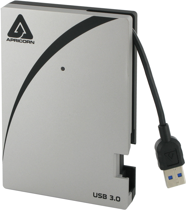 External Storage Ssd - Apricorn 2.5" Aegis 2tb Usb 3.0 External Hard Drive (741x800), Png Download