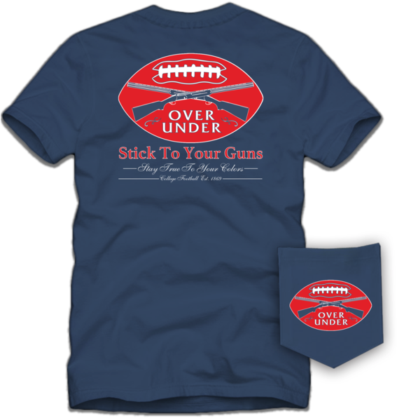 "stick To Your Guns" Ole Miss T-shirt - Active Shirt (592x600), Png Download