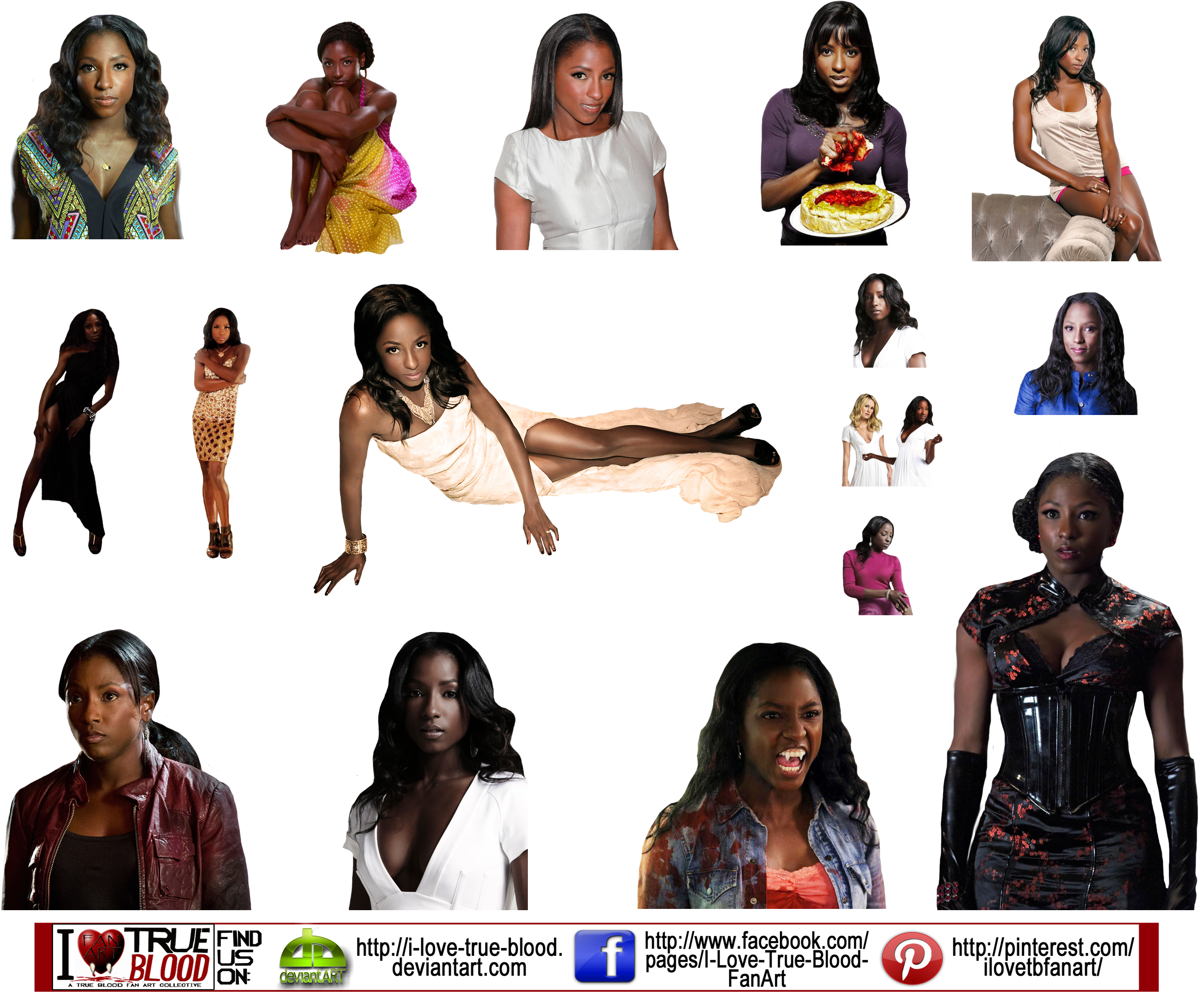 True Blood 's Tara Thornton Png Cut Outs On A Transparent - Rutina Wesley (2946x2433), Png Download