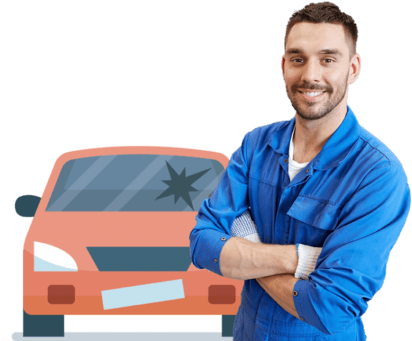 Happy Guy Broken Car 2 E1528722593676 Cash For Junk - Car (790x499), Png Download