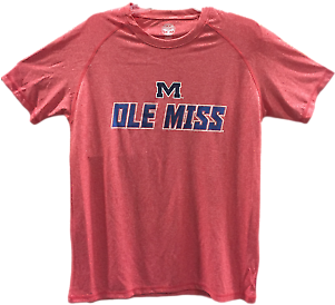 Ole Miss Short Sleeve Polyester Men's T-shirt - Active Shirt (300x400), Png Download