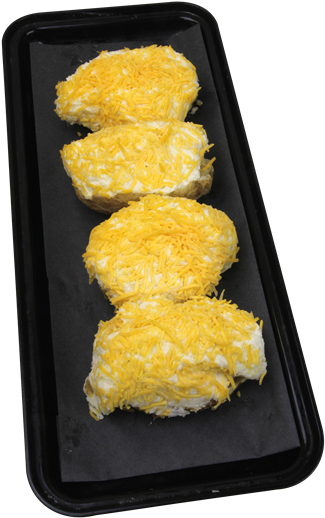 Twice Baked Potatoes - Side Dish (375x600), Png Download