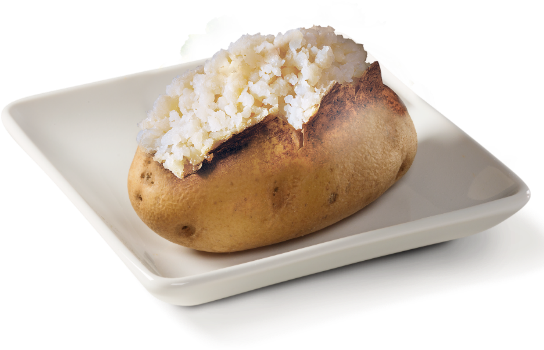 Plain Baked Potato - Plain Baked Potato Wendy's (549x549), Png Download