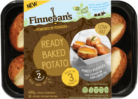 Ready Baked Potatoes - Shortbread (578x417), Png Download