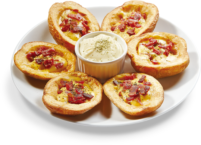 Baked Potatoes - Egg Tart (865x865), Png Download