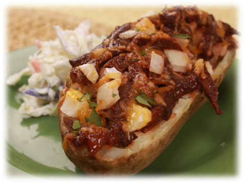 Loaded Brisket Potato - Potato (502x375), Png Download