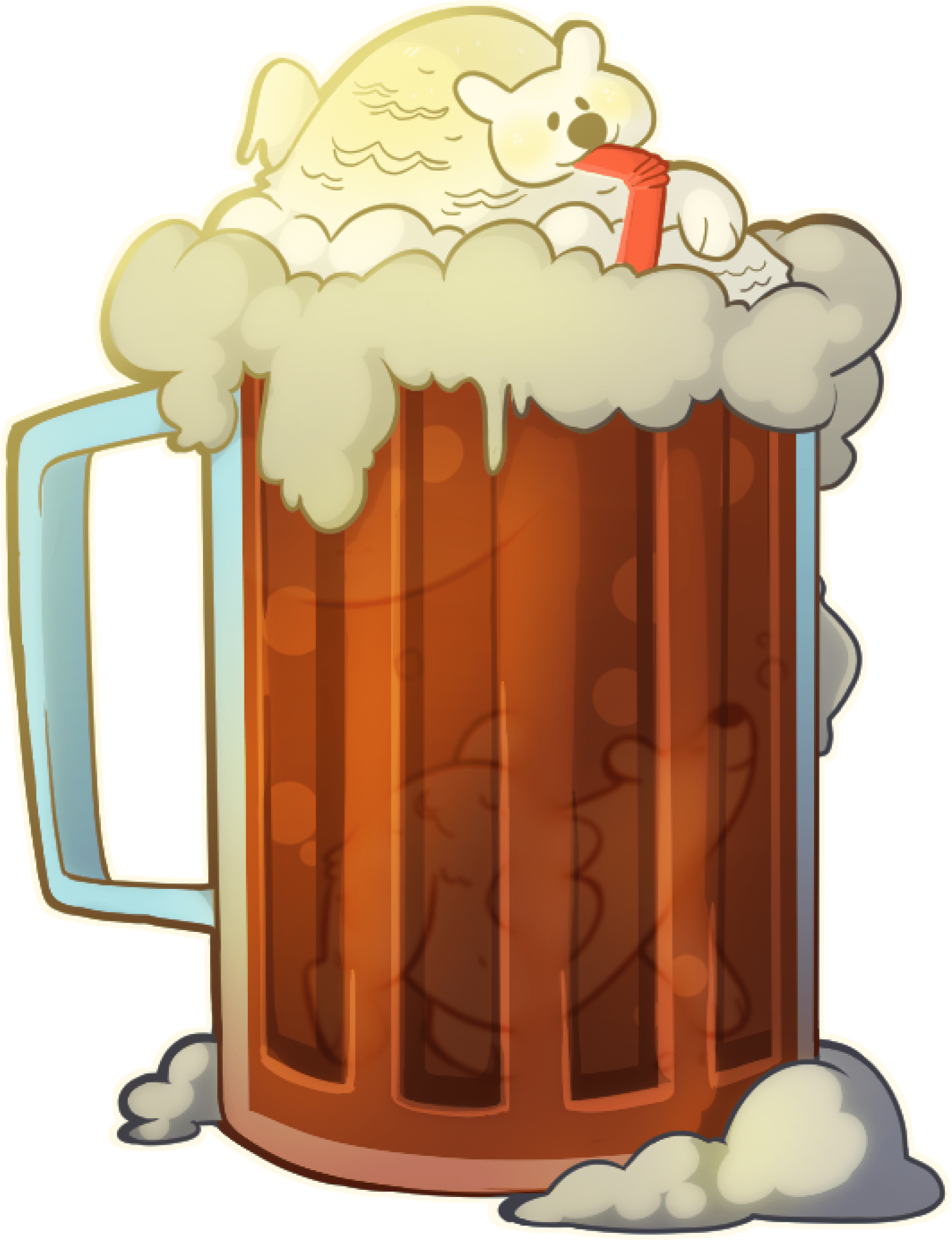 Root Bear Float - Root Beer Float Png (2179x3000), Png Download
