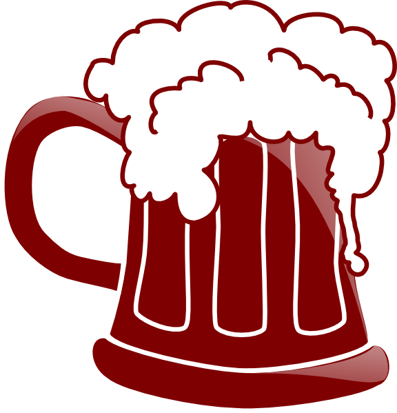 Root Beer Float - Colouring Pictures Of Beer (576x599), Png Download