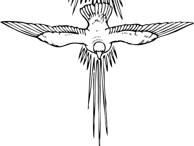 Holy Spirit Clipart Black White (640x480), Png Download