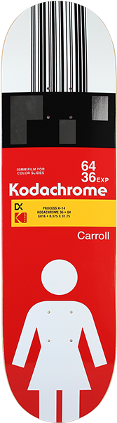 Girl Skateboards Carroll Kodak Deck - Skateboard (576x600), Png Download