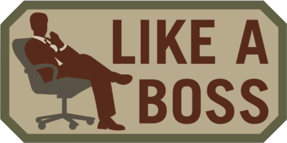 Like A Boss - Milspec Monkey Patches (566x282), Png Download