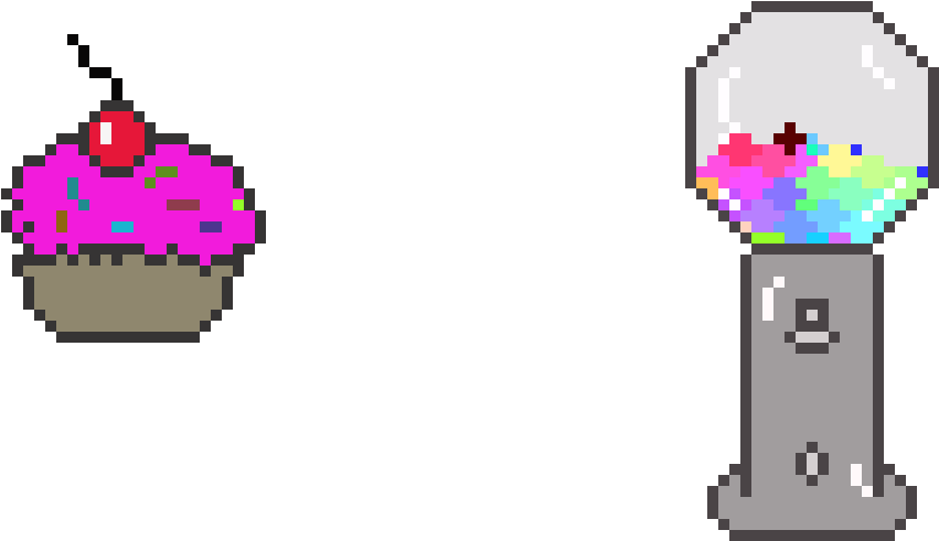 Cupcake And Gumball Machine - Cupcake (1150x680), Png Download