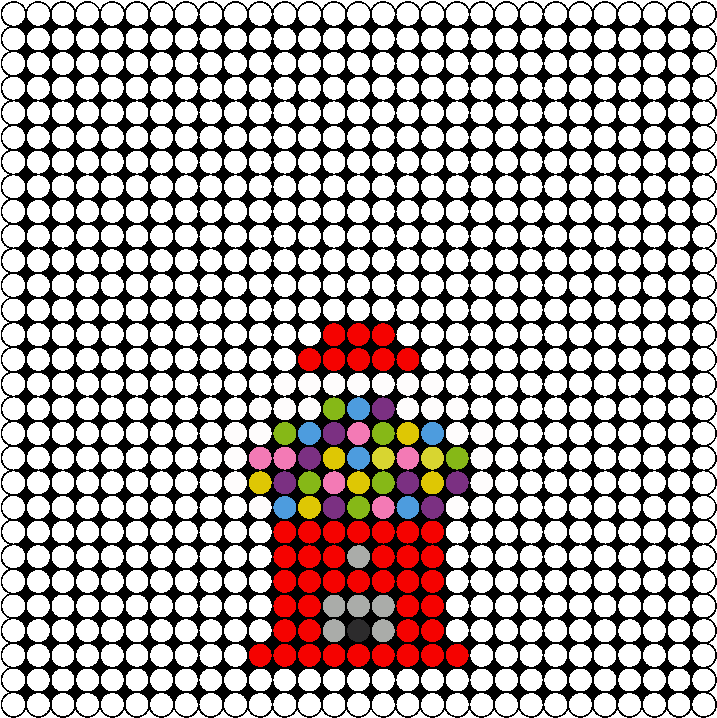 Gumball Machine Perler Bead Pattern / Bead Sprite - 3d Perler Beads Pattern (770x767), Png Download