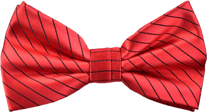 Lined Isaac Bow Tie In Red - Necktie (1000x668), Png Download