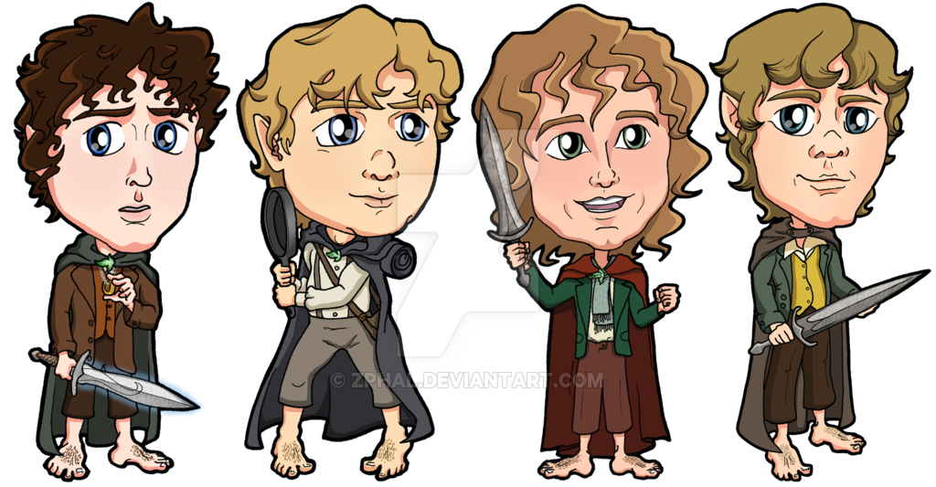 Lord Of The Rings Clipart Transparent - Cartoon (1024x533), Png Download
