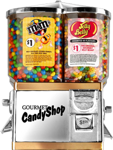 Gourmet Candy Machine - Gourmet Candy Shop Vending Machine (700x300), Png Download