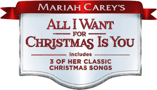 All I Want For Christmas Is You Logo (661x396), Png Download