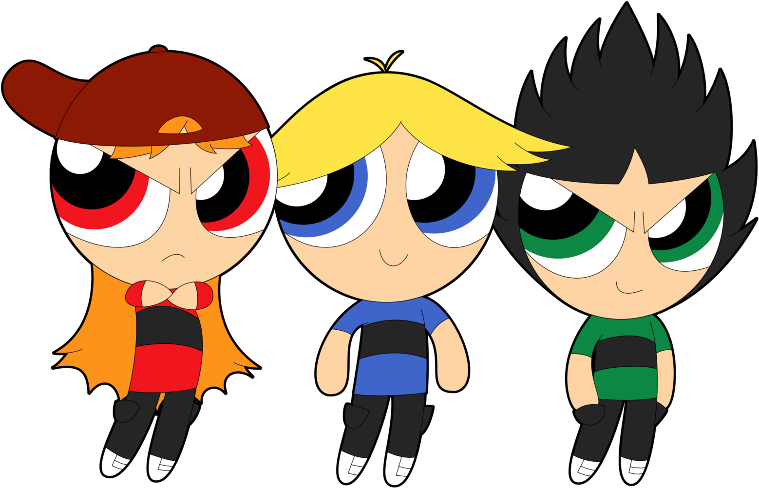 13 Rowdyruff Boys - Powerpuff Girls Rowdyruff Boys Png (1600x1078), Png Download