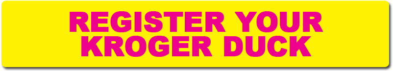 Register Kroger Duck Button - Stereo Krogs (833x167), Png Download