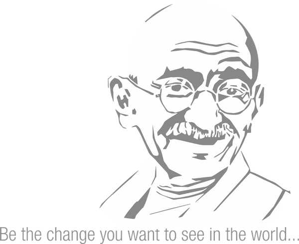 Gandhi Jayanti Free Png Image - Gandhi Jayanti Png (600x490), Png Download