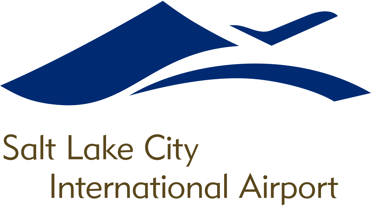 Slc International Airport Logo (1200x666), Png Download