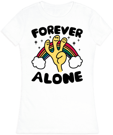 Forever Alone Womens T-shirt - I M A Badass Mom (484x484), Png Download