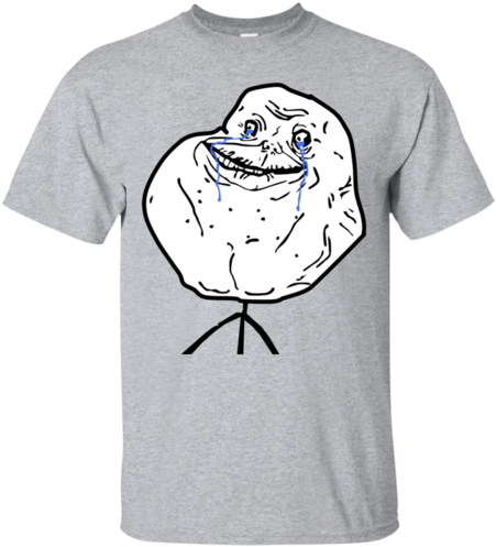 Forever Alone Right T-shirt - Engineer Shirt Funny (500x500), Png Download