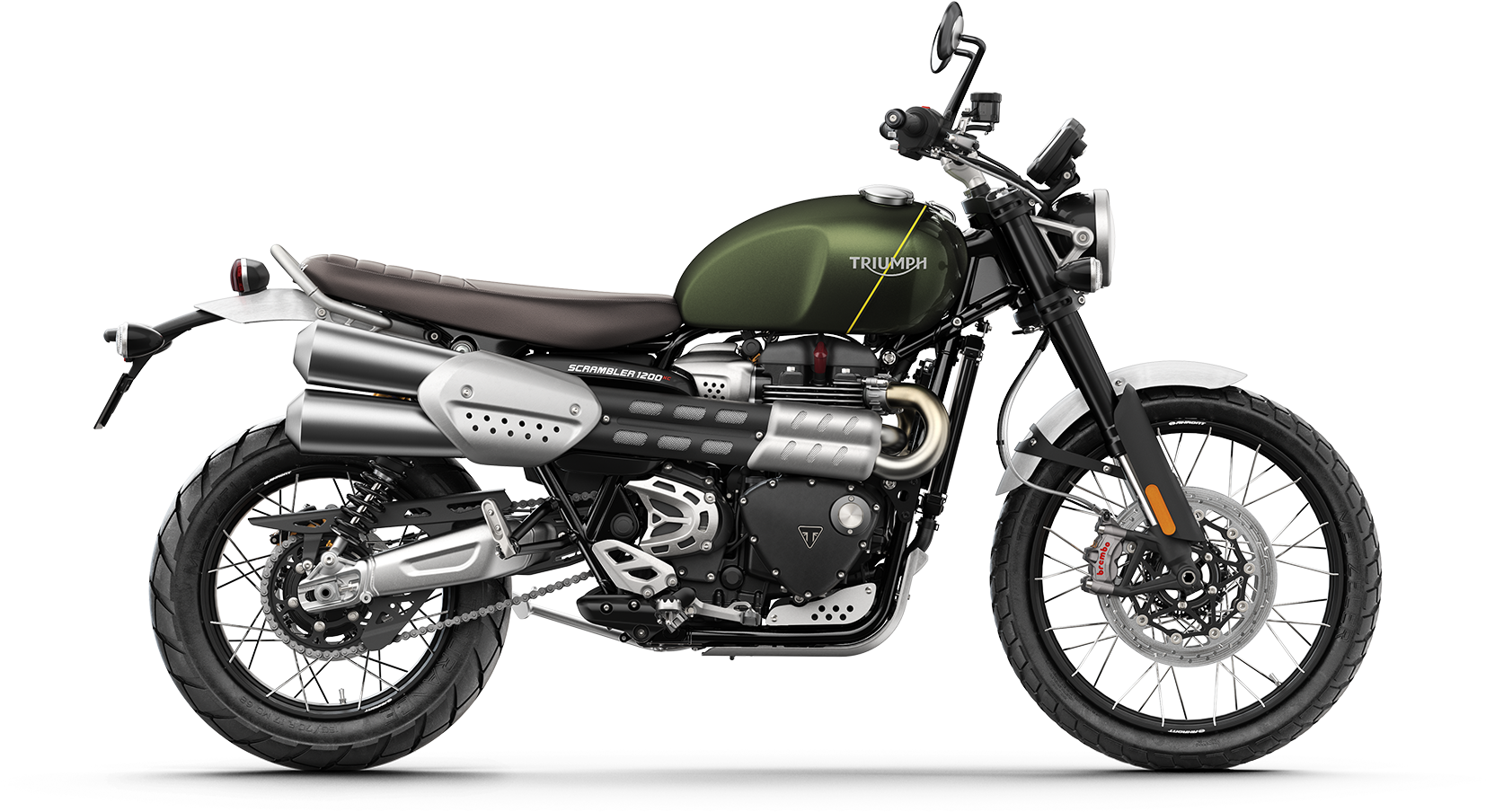 All-new Green Triumph Scrambler 1200 Xc Right Hand - Triumph Scrambler 1200cc 2019 (770x433), Png Download