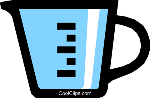 Symbol Of A Measuring Cup Royalty Free Vector Clip - Clip Art (480x314), Png Download