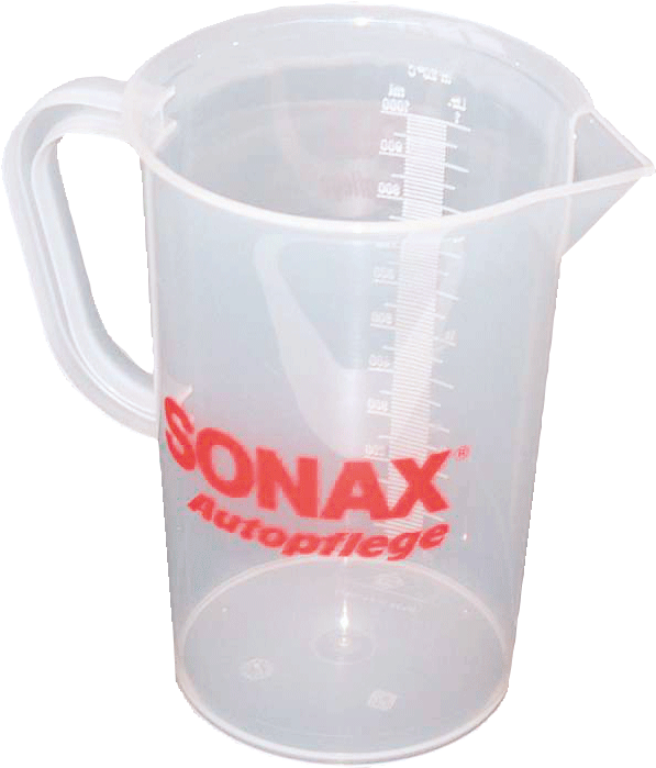Sonax Measuring Cup - Nádoba S Odměrkou 1 Litr / Sonax (664x774), Png Download
