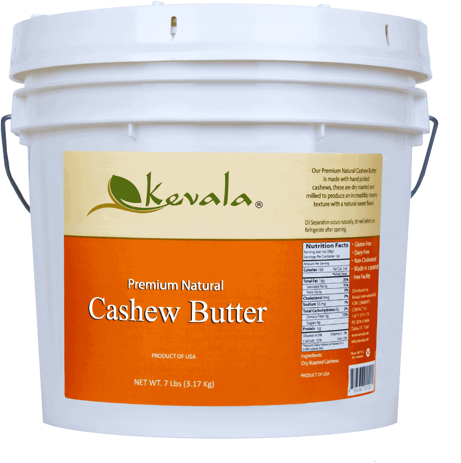 Cashew Butter 7 Lb - Kevala - Organic Raw Coconut Oil - 16 Oz. (1024x1024), Png Download