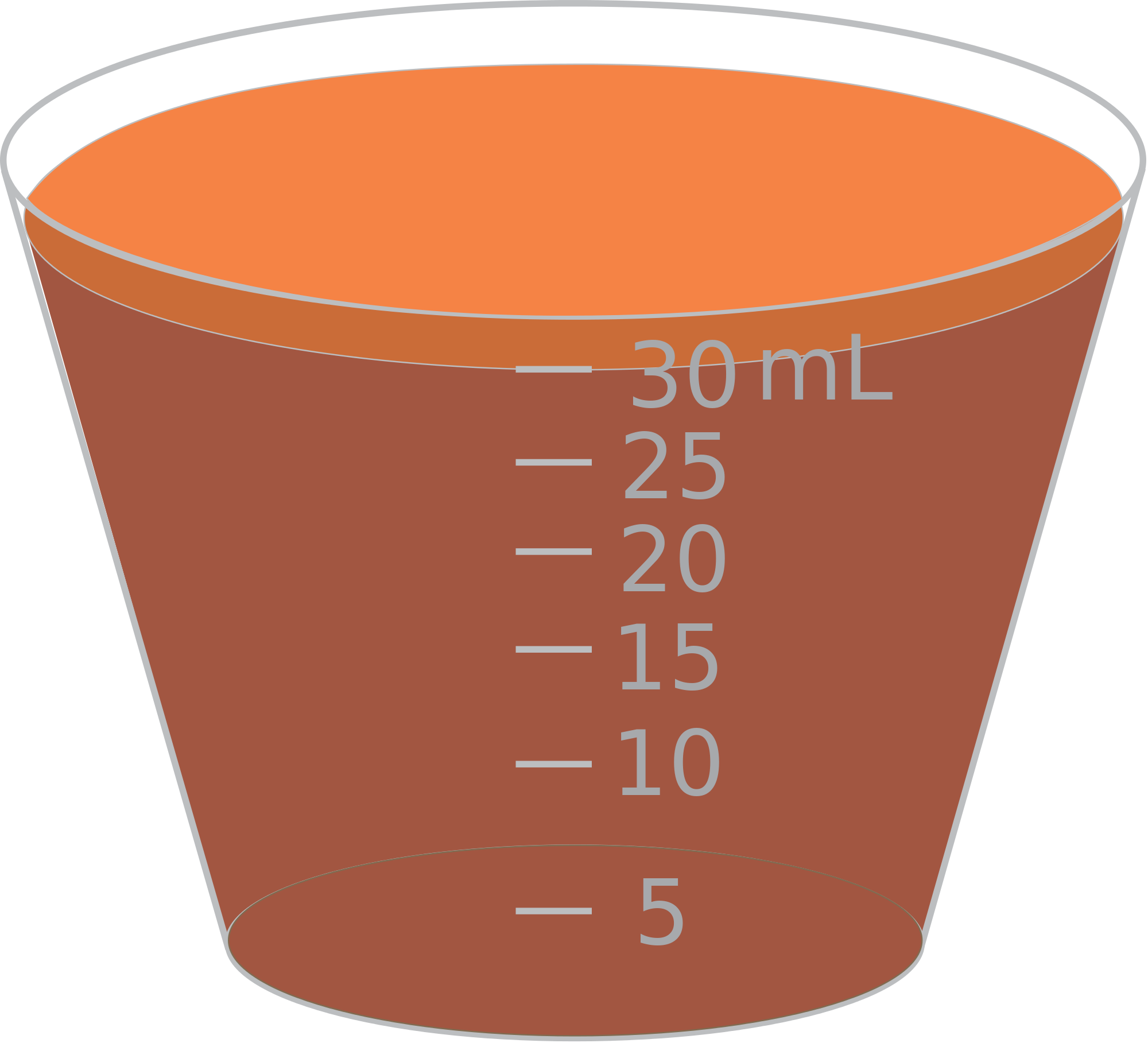 Open - 30 Ml Cup (2000x1817), Png Download