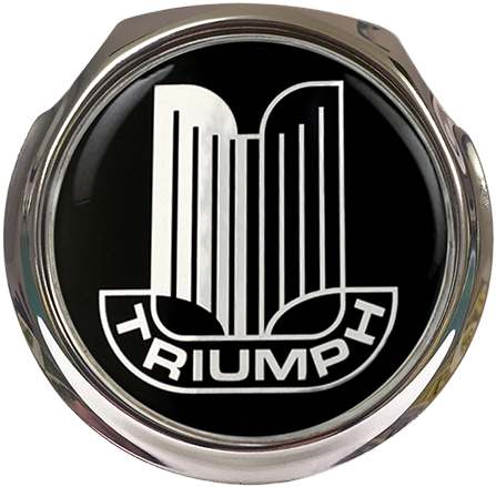 Triumph Standard Grille Logo Car Grille Badge With - Decal (500x628), Png Download