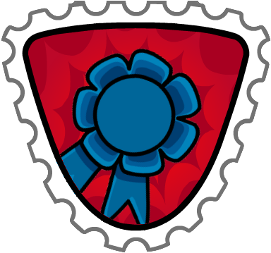 Stamp - Club Penguin Red Stamp (567x363), Png Download