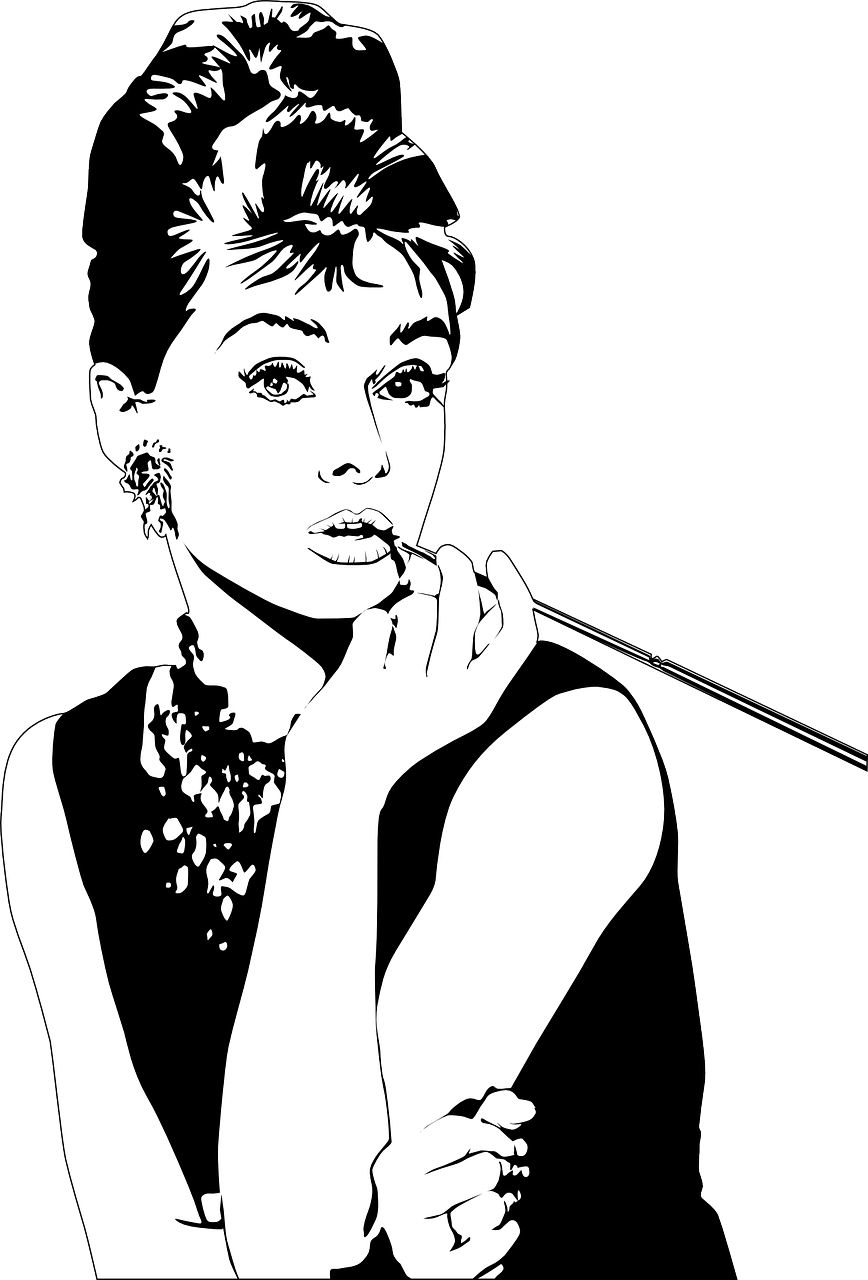 Audrey Hepburn Clipart Png - Audrey Hepburn Clipart (409x600), Png Download