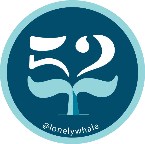 Lonely Whale - Loneliest Whale Whale Iday (605x602), Png Download